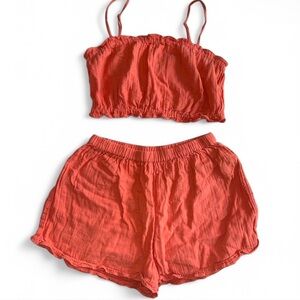Coral Two-Piece Set